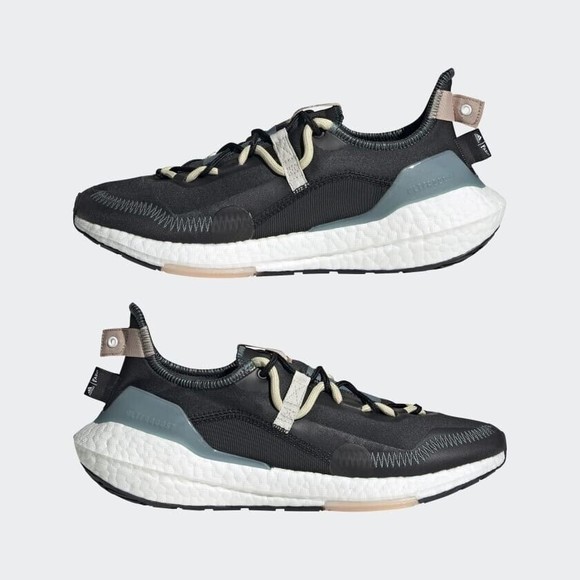 MEN\'S Adidas UltraBoost 21 x Parley Carbon Sandy Beige GX1244 Size 7 main image 10